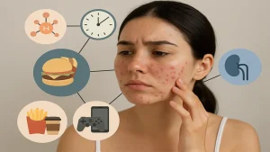 جوش صورت نشانه چیست؟